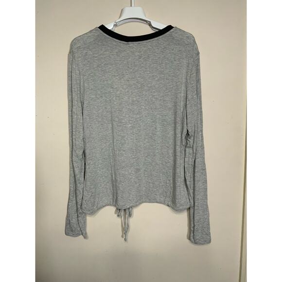 No Boundaries Juniors Women Ringer Tee with Mask Top Shirt Size XL - NWT - Picture 2 of 7